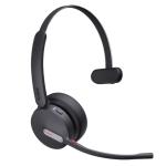 Yealink BH70 Bluetooth On-Ear Mono Headset - Teams Certified BT51-A / 3-Mics Noise Cancellation / 35mm Speaker / 6-Audio Equalizers / Light Weight 148g / Up to 30m Distance / Up to 35-Hour Talk-time