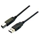 Dynamix C-U2AB-3 3m USB2.0 TYPE A/B BLACK FOR PRINTER AND SCANNER