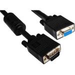 Dynamix C-MDDC-10 10M MONITOR SVGA EXTENSION CABLE VESA DDC1 & DDC2 HD DB15 Male to Female Coaxial shielded molded