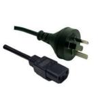 Dynamix C-POWERC5 5M 3-Pin Plug to IEC Female Plug 10A, SAA Approved Power Cord. 1.0mm copper core. BLACK Colour.