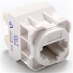 AMDEX FP-C6-005 Jack for AMDEX Face Plates - AMDEX style - White Colour - Recommend for use with RJ45 plugs only - T568A Wiring Only