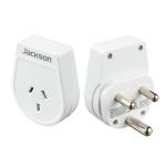 Jackson PTA8812M Slim Outbound Travel Adaptor for Use in South Africa & Parts of India 3-Pin NZ / AUS Plug