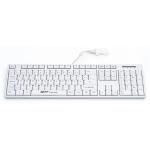 GETT Waterproof KPL-U10060 Plastic,Dishwasher safe, Antimicrobial, Medica Grad IP68 USB Cleantype easy basic keyboard (White)