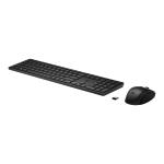 HP 4R009AA 655 Wireless Keyboard & Mouse Combo - Black Black USB dongle - Up to 20 months (Keyboard) - Up to 24 months (Mouse)