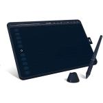 Huion HS611 Starry Blue Graphics Drawing Tablet, Android Supported Pen, Tilt Function, Battery-Free, Stylus 8192 Pen Pressure with 8 Multimedia Keys, 10 Express Keys and Touch Strip