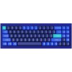 Keychron Q7 70% Wired Mechanical Keyboard - Blue Gateron G Pro Mechanical Red Switches - 72 Key - Normal Profile - QMK - Custom Keyboard - RGB - Full Assembled - Hot-Swap