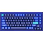Keychron Q1 75% Wired Mechanical Keyboard - Navy Blue Gateron G Pro Mechanical Brown Switches - 84 Key - Normal Profile - QMK - Full Assembled - Hot-Swappable