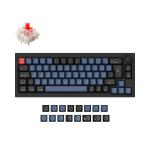 Keychron Q2 Pro 65% Wireless Mechanical Keyboard - Carbon Black Keychron K Pro Red Switches - 68 Key - Knob - RGB - Hot-Swap - Full Aluminium - QMK