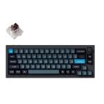 Keychron Q2 Pro 65% Wireless Mechanical Keyboard - Carbon Black Keychron K Pro Brown Switches - 68 Key - Knob - RGB Hot-Swap Full Aluminium - QMK