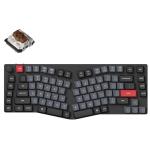 Keychron K15 Pro Alice Layout Low Profile Wireless Mechanical Keyboard - RGB Backlight Hot-Swappable Gateron Brown Switches