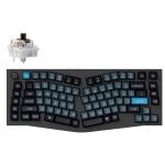 Keychron Q10P-M3 Q10 Pro 75% Alice Layout Wireless MWireless Mechanical Keyboard - Carbon Black Keychron K Pro Brown Switches - Swappable - RGB Backlight - Knob Version