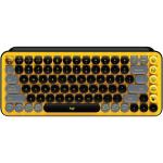 Logitech POP Keys Wireless Mechanical Keyboard with Customizable Emoji Keys - Blast Yellow