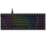 NZXT Mini TKL Compact Mechanical Keyboard - Black Gateron Red Switches