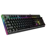 Vertux COMANDO High Performance Mechanical Gaming Keyboard with RGB Backlight. Blue Mechanical Keys for Faster Tactical Response.100% All-key Anti Ghosting. 6 Rainbow light effect
