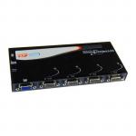 Rextron KUMH4 4 Port USB KVM Switch - Share 1 USB k/b/USB Mouse/Video with 4 PCs. Supplied with Cable