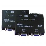 Rextron EV214 BK Video Extender. Allows VGA signal to be extended to 150M using CAT5 UTP rj45 Cable. Black colour.