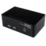 StarTech.com SV231DDVDUA 2 Port DVI VGA Dual Monitor KVM Switch