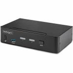 StarTech.com D86A2-2-PORT-8K-KVM 2-Port DisplayPort KVM Switch 8K 60Hz
