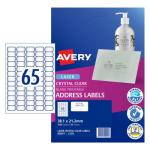 AVERY Clear Label L7551-25 25 Sheets