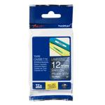 Brother TZePR935 P-Touch White on Silver Glitter Premium Laminated Label Tape - 12mm Wide