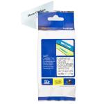 Brother TZEM65  P-touch TZe Label Tape - 36 mm - Rectangle - White on Matte Clear