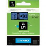 Dymo S0720860  TAPE D1 19MMX7M BLK/BLU