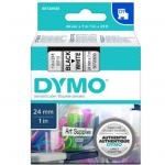 Dymo S0720930  TAPE D1 24MMX7M BLK/WHT