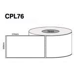 Peacock Bros CPL76/750 Blank 100 x 174mm labels. 750 labels per roll. 76mm core. Permanent. No internal cuts specially required by and designed for CourierPost NZ,