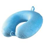 Laser Memory Foam Neck Pillow Blue