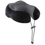 Laser Memory Foam Deluxe Neck Pillow Black