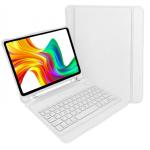 Laser Wireless Keyboard case for iPad 10.9" White