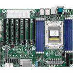 ASRock Rack WRX80D8-2T Workstation Board, ATX, Socket sWRX8 (Threadripper Pro), WRX80, 8 DIMM, 2x 10Gbe LAN, 12x SATA, 7x PCIe 4.0 x16, 2x M.2, IPMI