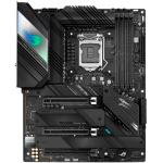 ASUS ROG STRIX Z590-F GAMING WIFI ATX Form, For Intel 10th Gen CPU, LGA1200,Z590, PCIE 4.0, 4X M.2, 4X DDR4 Dimm, Back I/O: 8X USB, 2X Type C, DP, HDMI, Lan, HD Audio, Wifi AX+ BT, Internal I/O: 2X USB 2.0, 1X USB 3.2, 1X Type C, 1X 5V RGB