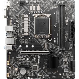 MSI PRO B660M-E DDR4 MATX Motherboard For Intel 12th Gen, LGA1700, B660, PCIE 4.0, 2XDDR4 Dimm, M.2, Back I/O: 6XUSB, PS2, VGA/HDMI, Lan, HD Audio, Internal I/O: 1XUSB 3.2, 1XUSB 2.0, 4 X SATA. 1 X M.2,RAID