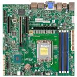 Supermicro X13SAZ-F Server Board, mATX, LGA1700, R680E, 4 DIMM, 2x 2.5GbE, 4x SATA, 1x M.2, 1x PCIe 5.0 x16, 2x PCIe 4.0 x4, IPMI