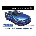 Aoshima - 1/24 - Nissan BNR34 Skyline GT-R V-Spec