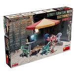 MiniArt 35647 1/35 Street Furniture With Electronics & Umbrella