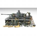 Tamiya Military Miniature Series No.47 - 1/48 - German Field Maintenance Set - WWII Tank Crew