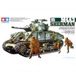 Tamiya Military Miniature Series No.251 - 1/35 - U.S. Medium Tank M4A3 Sherman - 105mm Howitzer