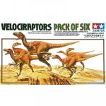 Tamiya Dinosaur Diorama Series No.5 - 1/35 Velociraptors Set - Pack of 6