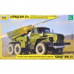 Zvezda - 1/35 - Russian Truck Mounted Multiple Rocket Launcher - GRAD BM-21