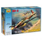 Zvezda - 1/72 - Soviet Armoured Attack Aircraft - IL-2 Stormovik