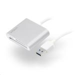 Alogic Vrova Plus Multi Card Reader USB 3.0 Male to Micro SD, SD & Compact Flash - Aluminium