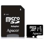 Apacer 64GB microSDXC up to 85MB/s, UHS-I Class10 w/ 1 Adapter RP