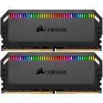 Corsair DOMINATOR PLATINUM RGB 32GB DDR4 Desktop RAM - Black 2x 16GB - 3200Mhz - DIMM - Unbuffered - CL16 - Heatspreader - RGB LED - 1.35v - XMP 2.0