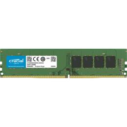 Crucial 8GB DDR4 Desktop RAM 3200 Mhz - Unbuffered - DIMM - 288pin - DDR4 Platform ONLY