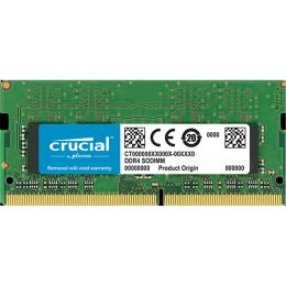 Crucial 8GB DDR4 Laptop RAM SODIMM - 2400 MT/s (PC4-19200) - CL17 - SR x8 - Unbuffered - 260pin - For Laptop and other SODIMM Compatiable devices
