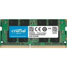 Crucial 8GB DDR4 SODIMM 2666 MT/s (PC4-21300) CL19 Unbuffered SODIMM 260pin  For Laptop and other SODIMM Compatiable devices