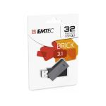 EMTEC Flashdrive 32GB C350 Brick USB 3.1 - Grey