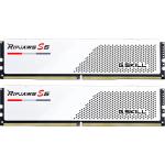 G.SKILL Ripjaws S5 32GB ( 2 X 16GB) DDR5 Desktop Memory DDR5 5200Mhz CL36, 1.2V, White Desktop Memory,36-36-36-83 F5-5200J3636C16GX2-RS5K